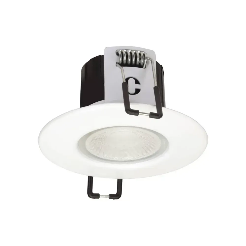 Collingwood H2 Lite LED Downlight with brushed steel bezel