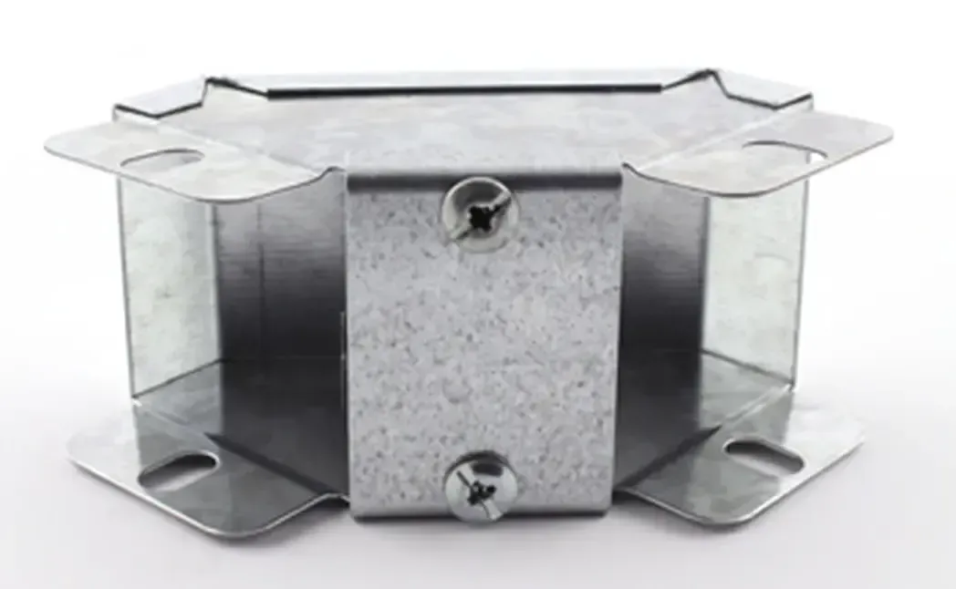 E402 - 100x100mm 90 Galv Bend In/Out Top Lid E402