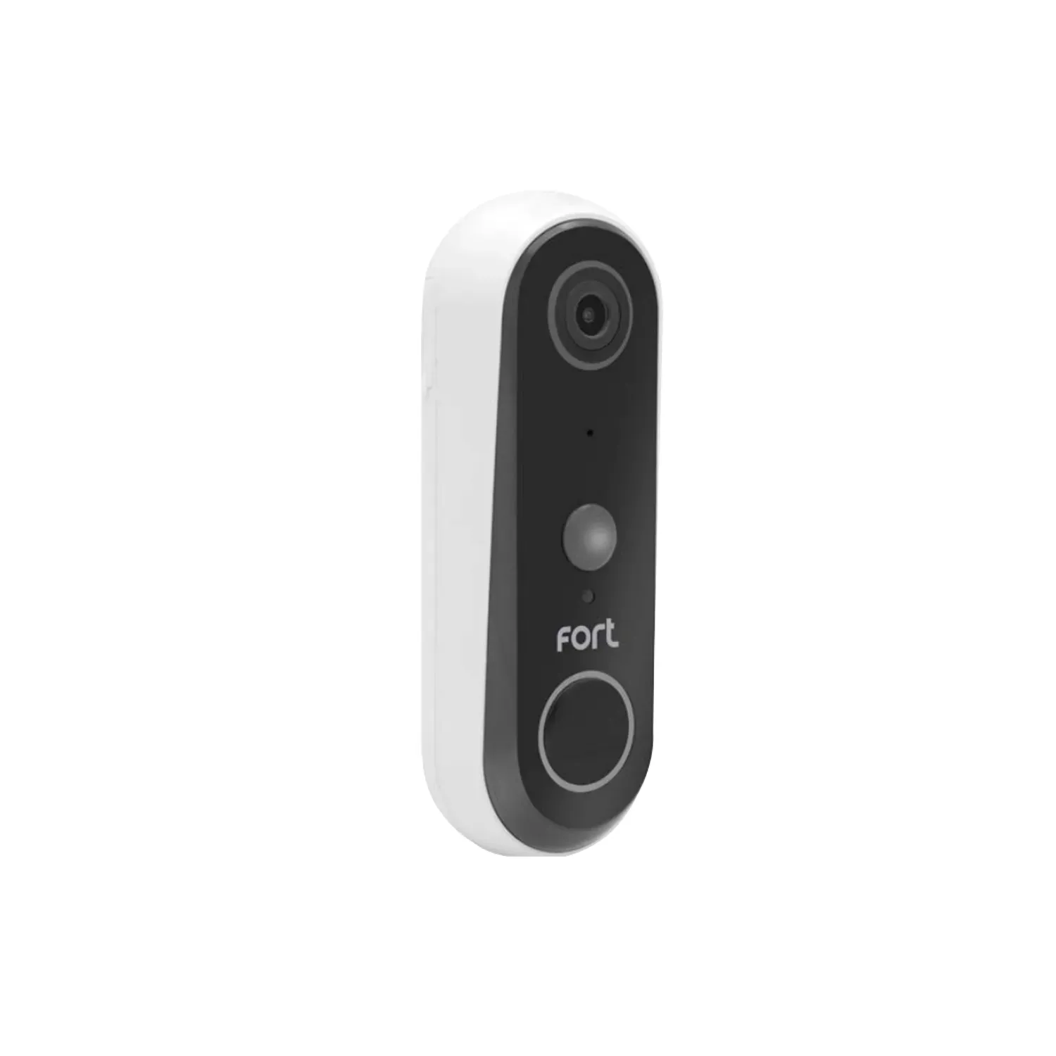 Fort ESP Wi-Fi Smart Doorbell 2MP 1080p IP54 Battery Powered White ECSPDB