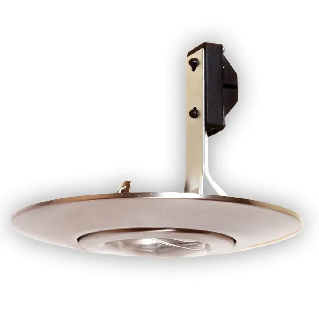 EDLCONMC - Light GU10 Convertor Matt Chrome 70-140mm Cut Out Source