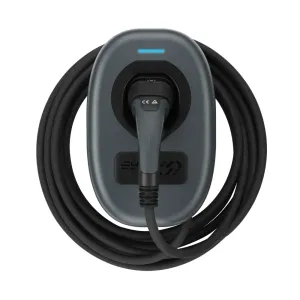 Tethered EV charger with 7.5m cable and Wi-Fi