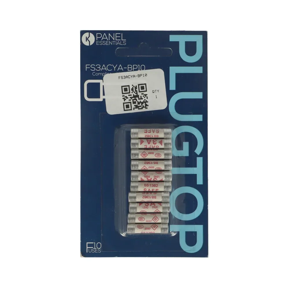 10-pack 3A PTF Fuses, by Kempston