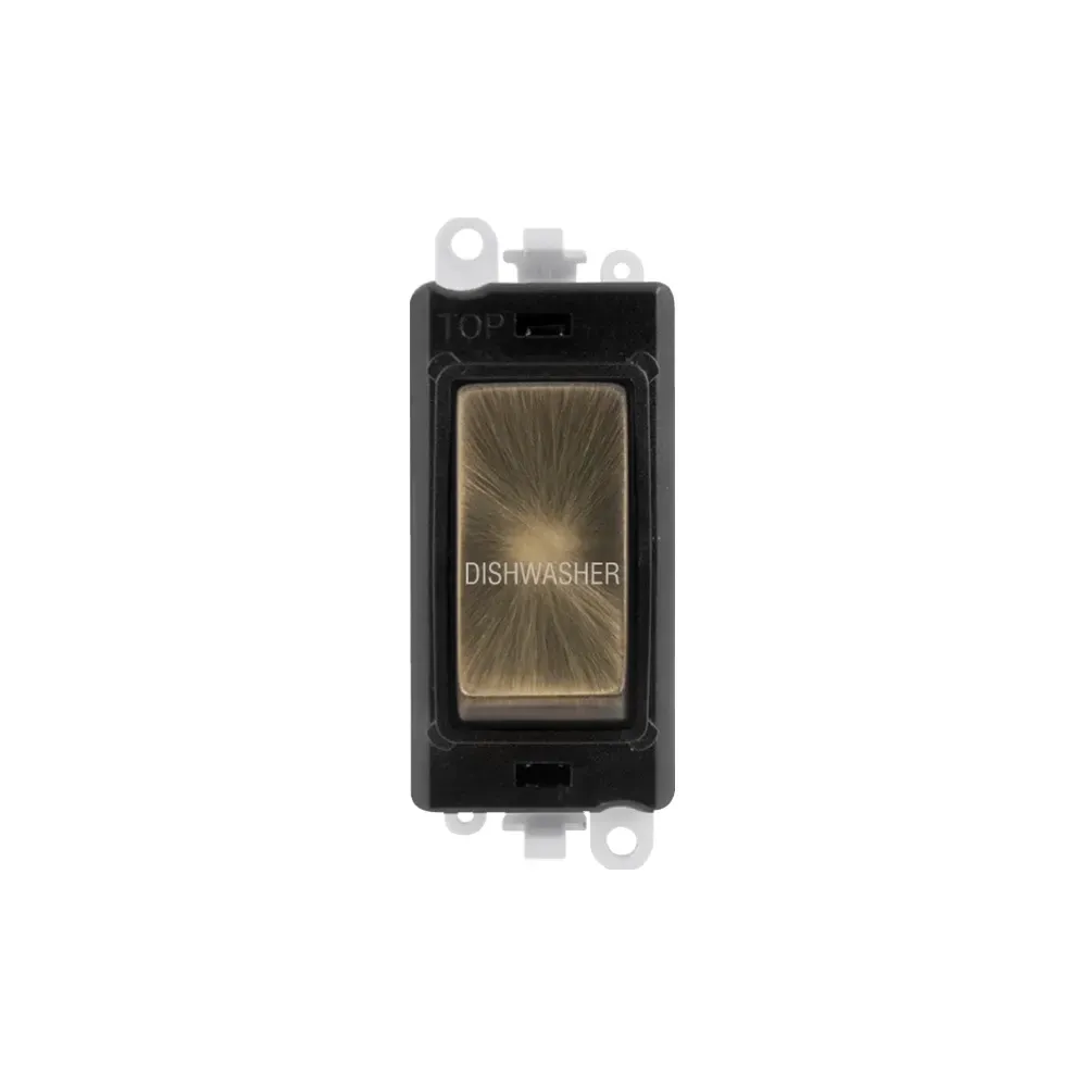 GM2018BKAB-DW double pole switch module, 20AX rating