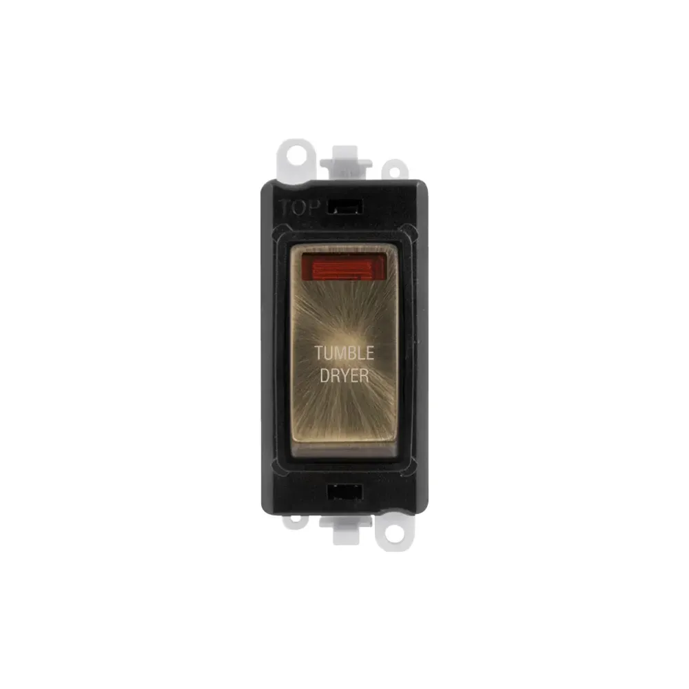 Click GridPro 20A DP Switch module Antique Brass