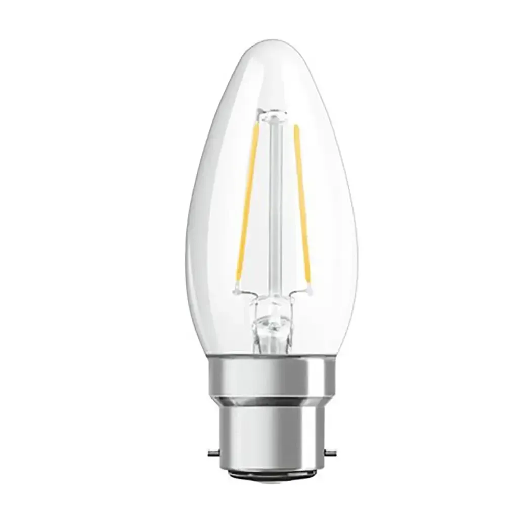 GMYB35527B22 - Evolight Lamp 5W 470LM 2700K B22 Clear Filament Candle Dimmable GMYB35527B22