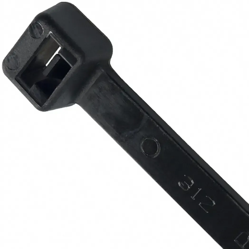 GT300STB - 300mm x 4.8mm Cable Tie BLACK (100 Per Pack) GT300STB