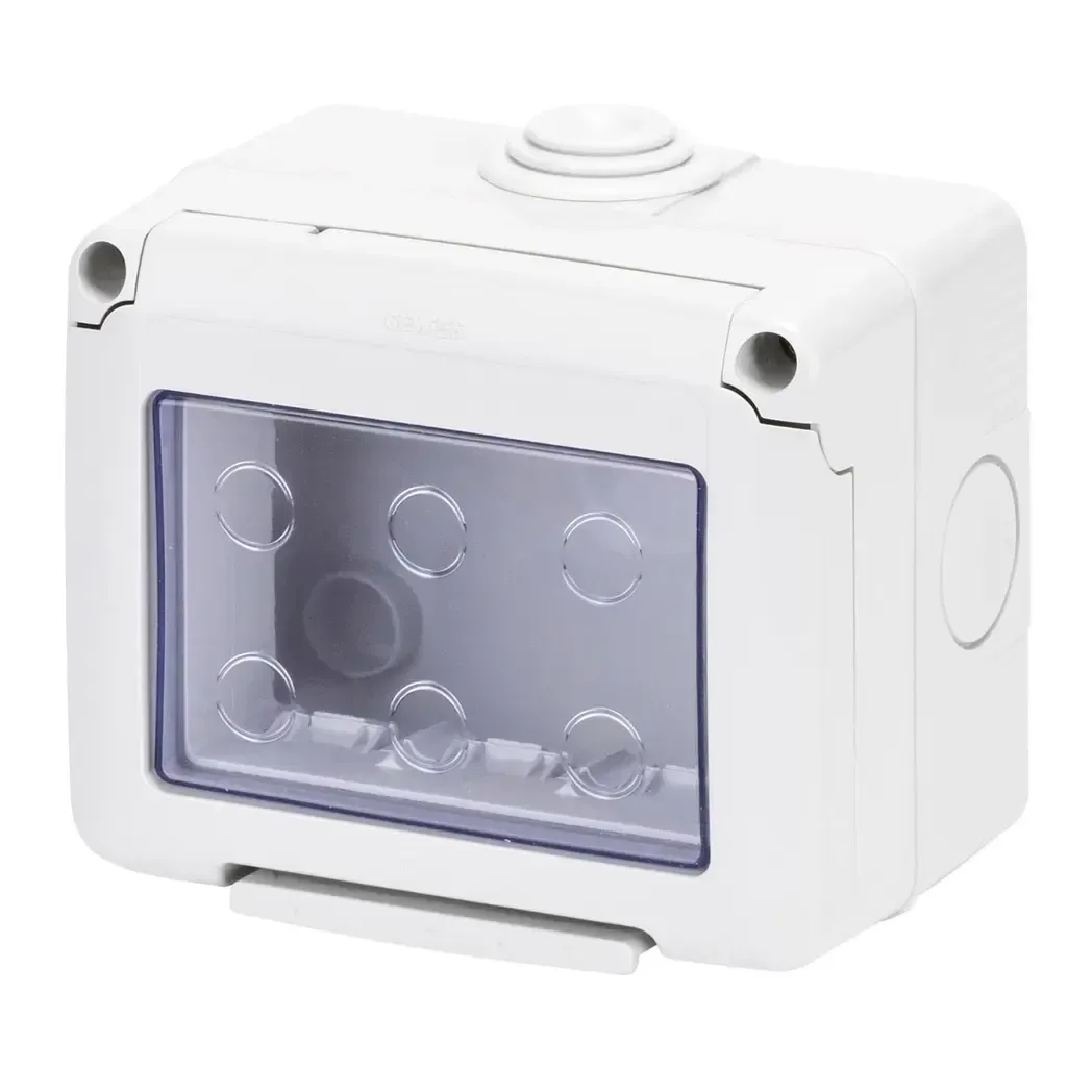 GW27043 - Gewiss 3 Gang Switch Enclosure IP55 99x82x65mm GW27043