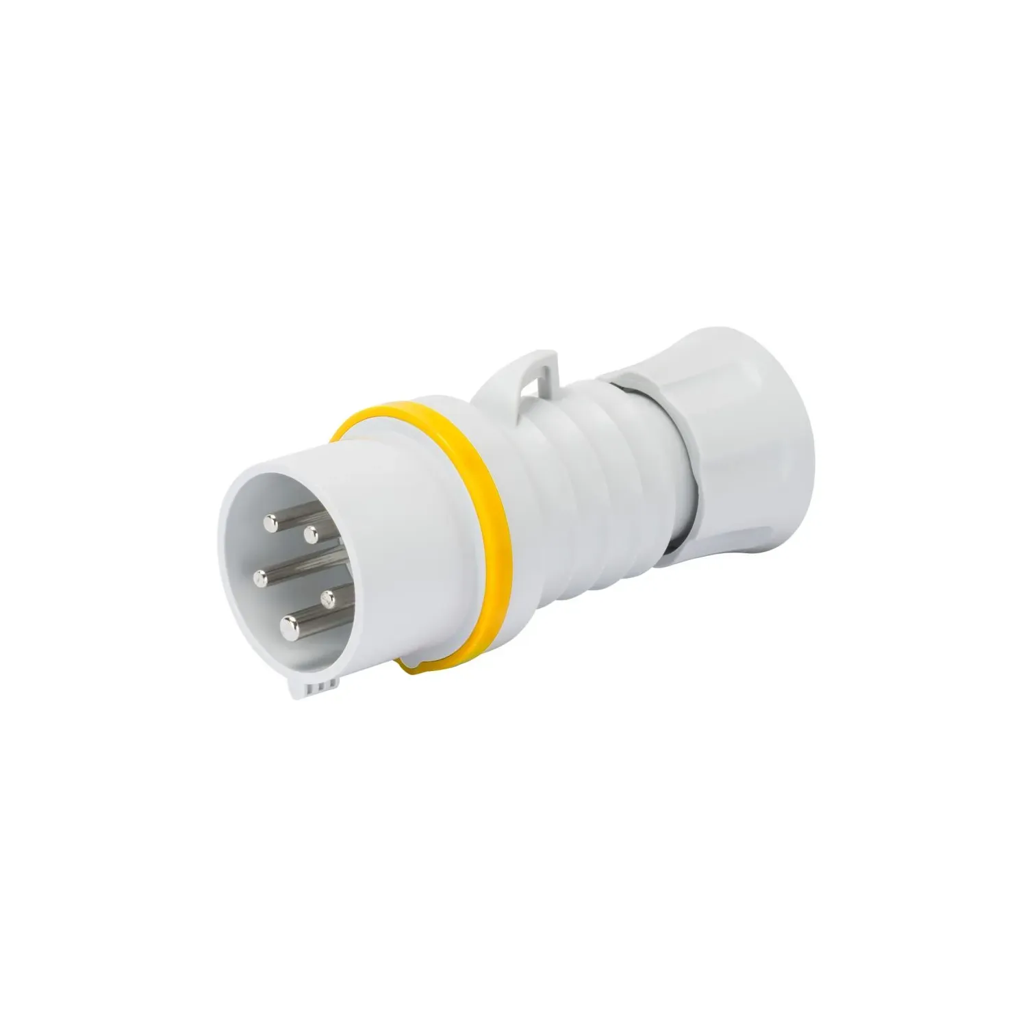 Gewiss 16A 2P+E Straight Plug 110V IP44 Yellow - IEC 309 HP