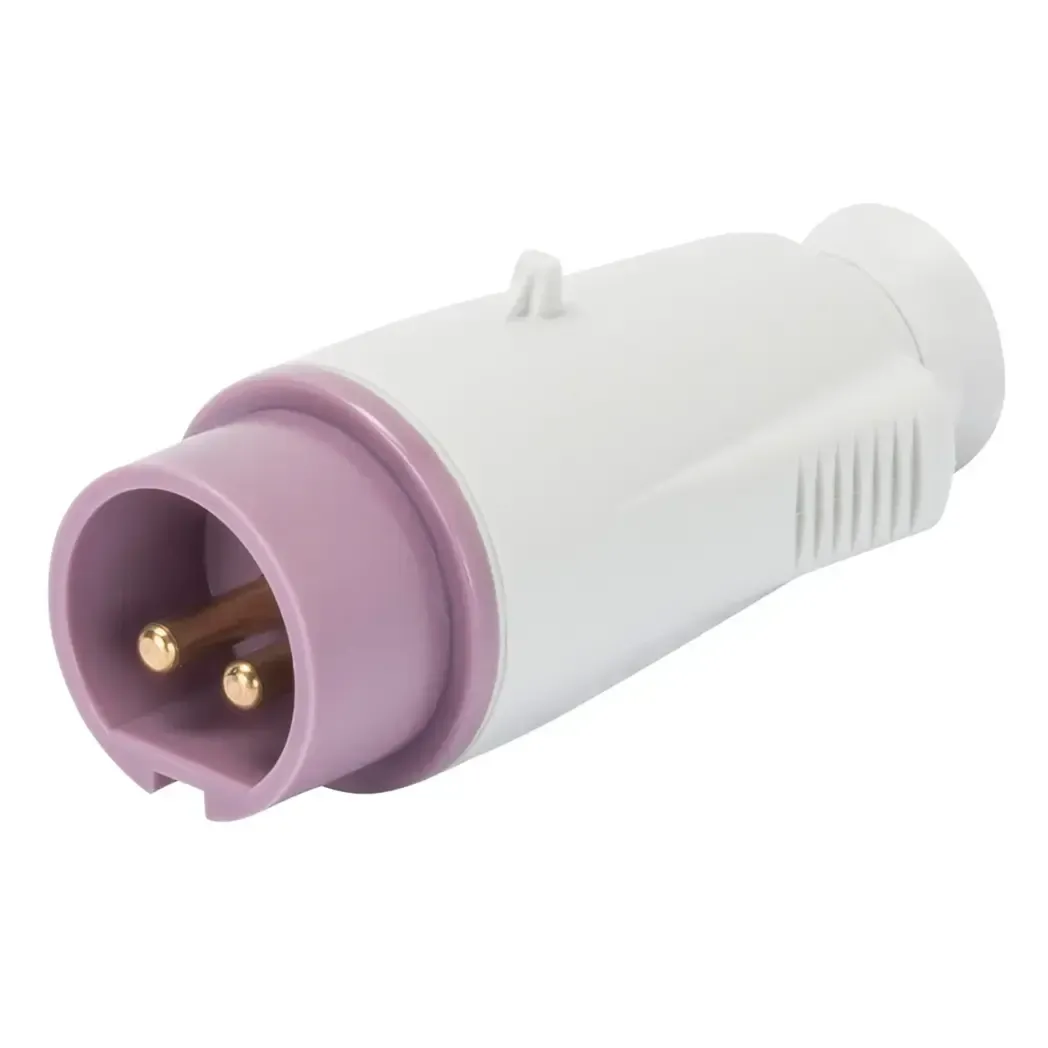 GW60064 - Gewiss 24V 2P 16A Splashproof Plug