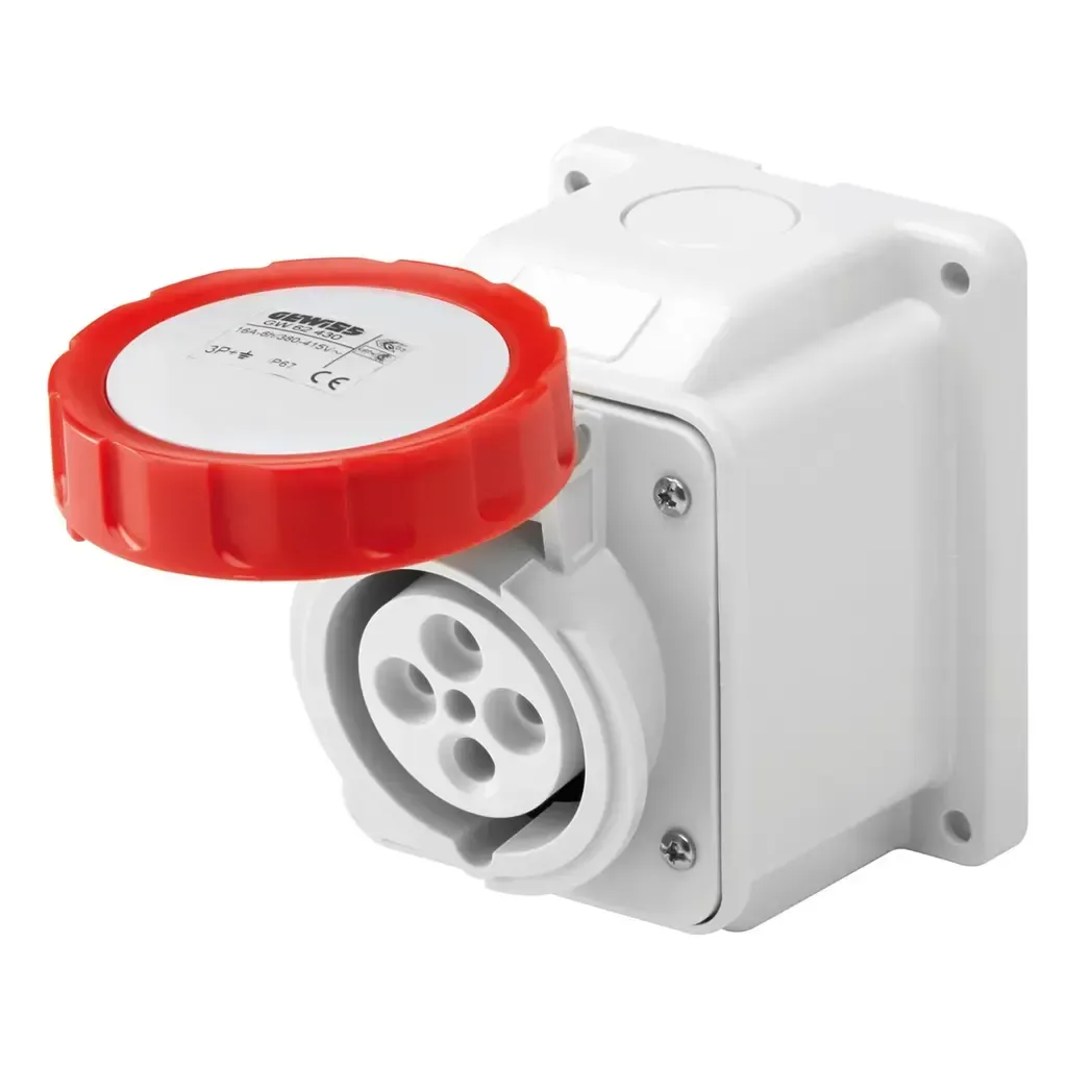 GW62431 - Gewiss 415V 5-Pin 16A Socket IP67