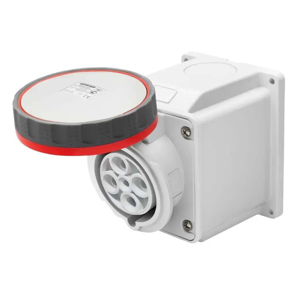 GW63452 - Gewiss 415V 4-Pin 63A Socket IP67