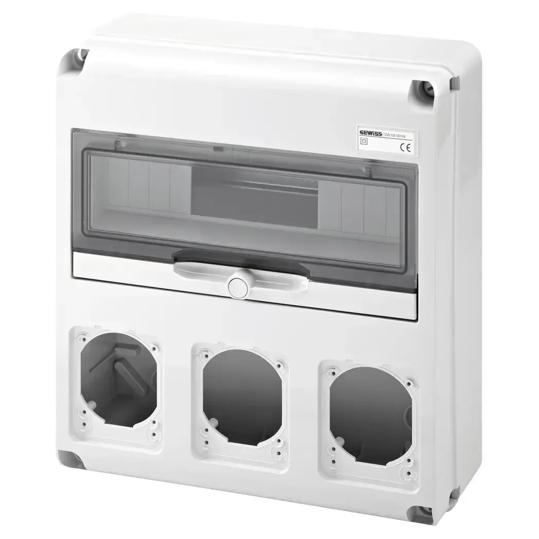 GW68005N - Gewiss Combi Unit 14 Module 3 Flange 16/32A IP65 GW68005N