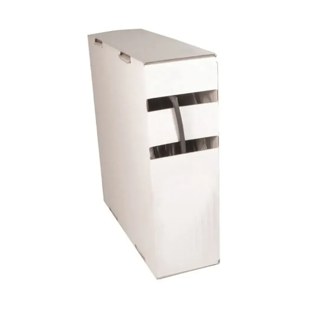 HSMB64G - 6.4mm Grey Heat Shrink Tubing, 12m