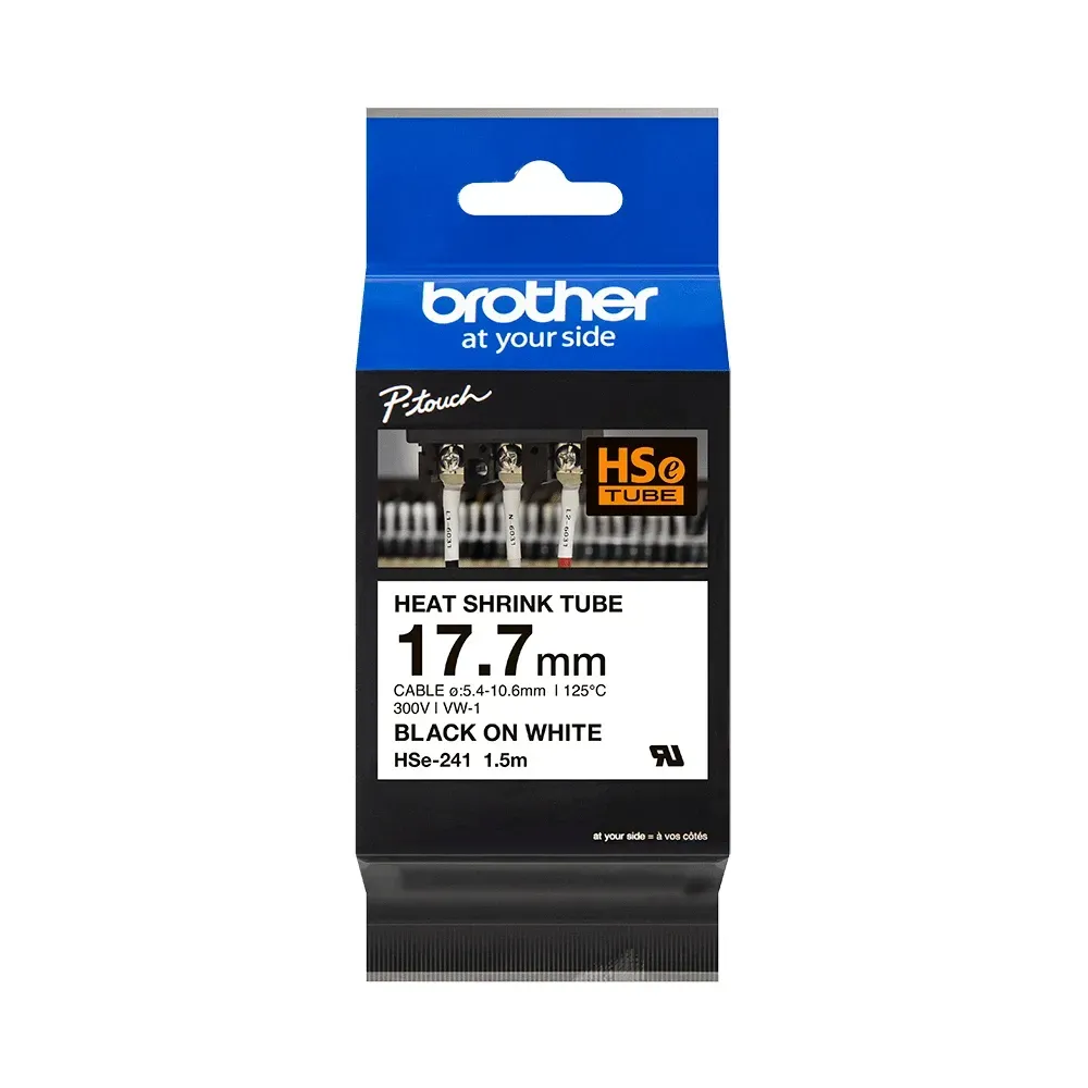 Brother HSE241 tape cassette for easy cable labeling