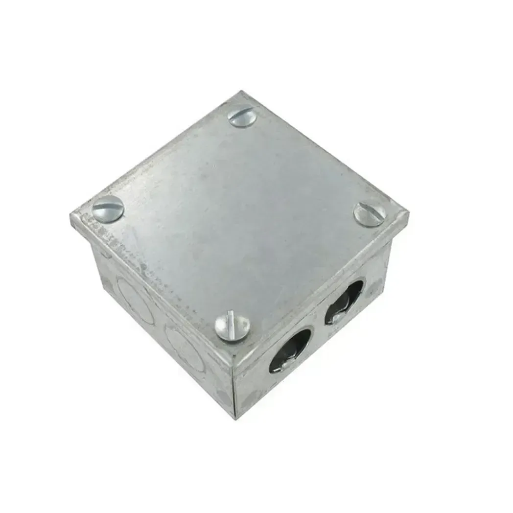 KO44 - 100mm x 100mm x 50mm Galvanised Knock Out Box AB404020