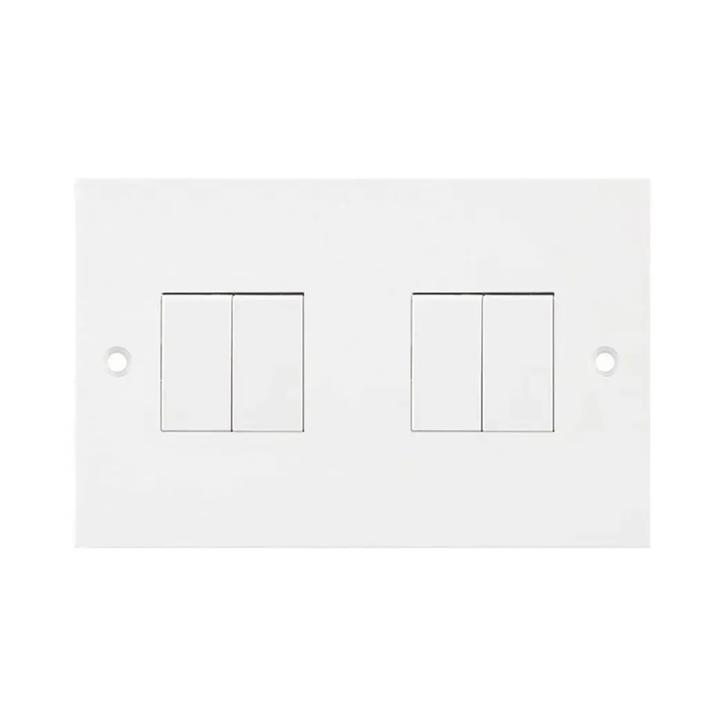 LG204 - Selectric 10A Switch 4 Gang 2 Way