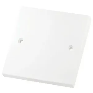 LG9111 - Selectric 1 Gang Blanking Plate White Socket/Switch LG9111