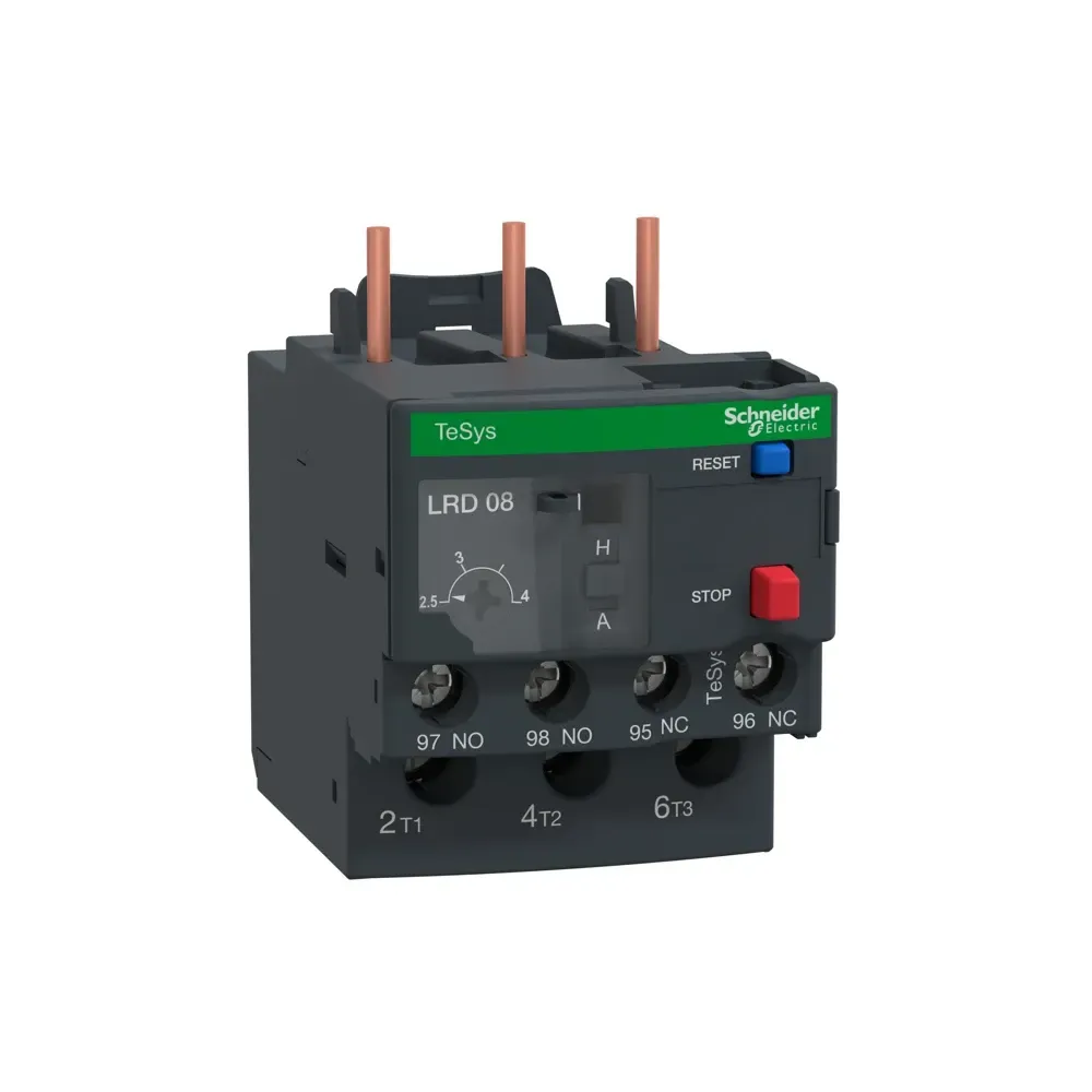 Schneider Electric 2.5-4A thermal overload relay LRD08 Class 10A