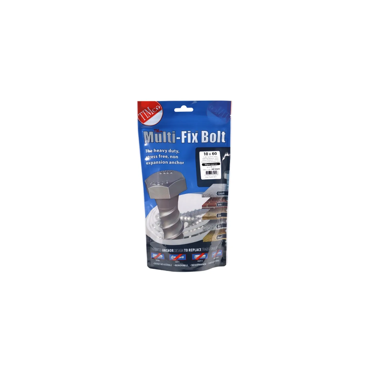 Multifix Bolt 10x60mm MF1060B