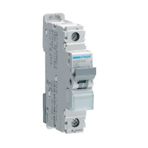 Hager NCN140A 40A 1P C-Curve MCB 10kA 1 Module