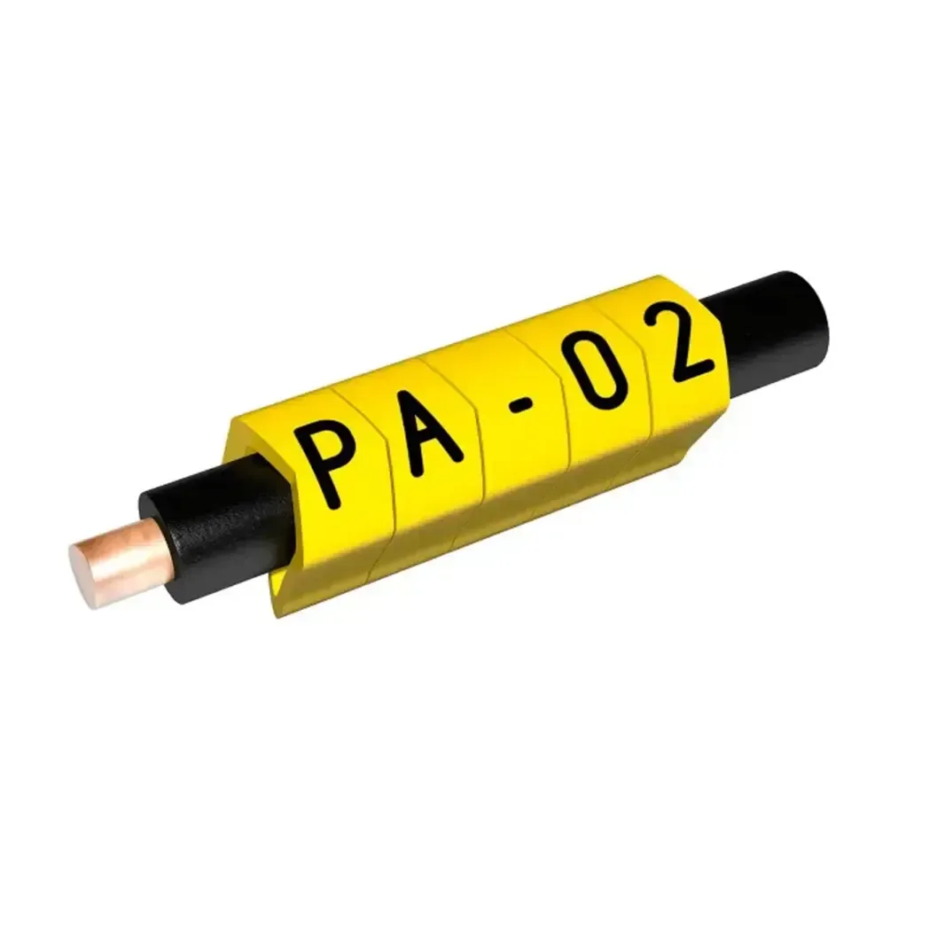 PA1RBY8 - Partex Cable Marker 8 Black On Yellow PA1RBY8