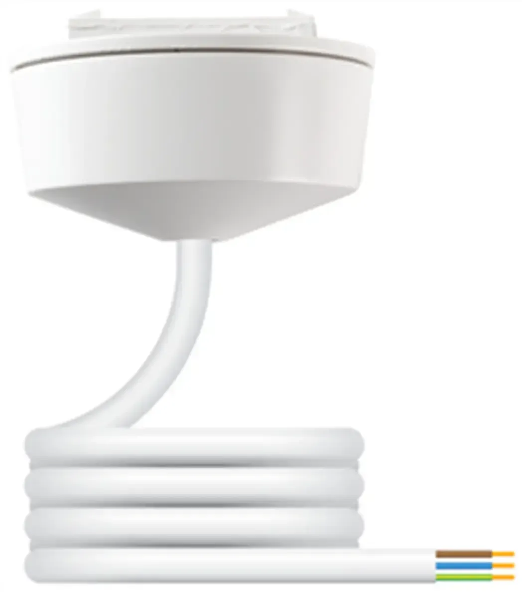 PCR2000 - Hager Click 3 Pin Ceiling Rose No Flex