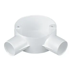 PVC2MRB4WH - Marshall Tufflex Angle Box 20mm PVC2MRB4WH