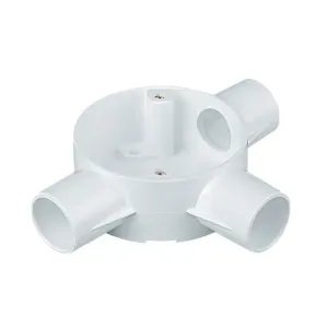 PVC2MRB5WH - Marshall Tufflex Tee Box 20mm Conduit PVC2MRB5WH