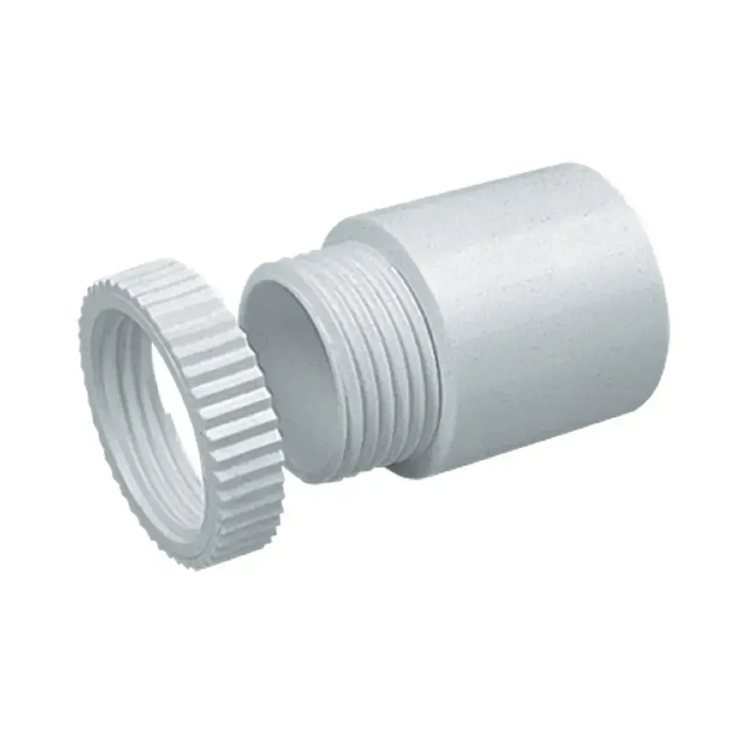 PVCMA7WH - Marshall Tufflex Adaptor Male Thread 20mm PVCMA7WH