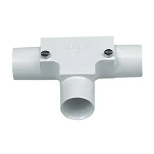 PVCMIT2WH - Marshall Tufflex Inspection Tee 20mm PVC Conduit PVCMIT2WH