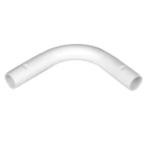 PVCMNB3WH - Marshall Tufflex Plain Bend 20mm PVC Conduit PVCMNB3WH