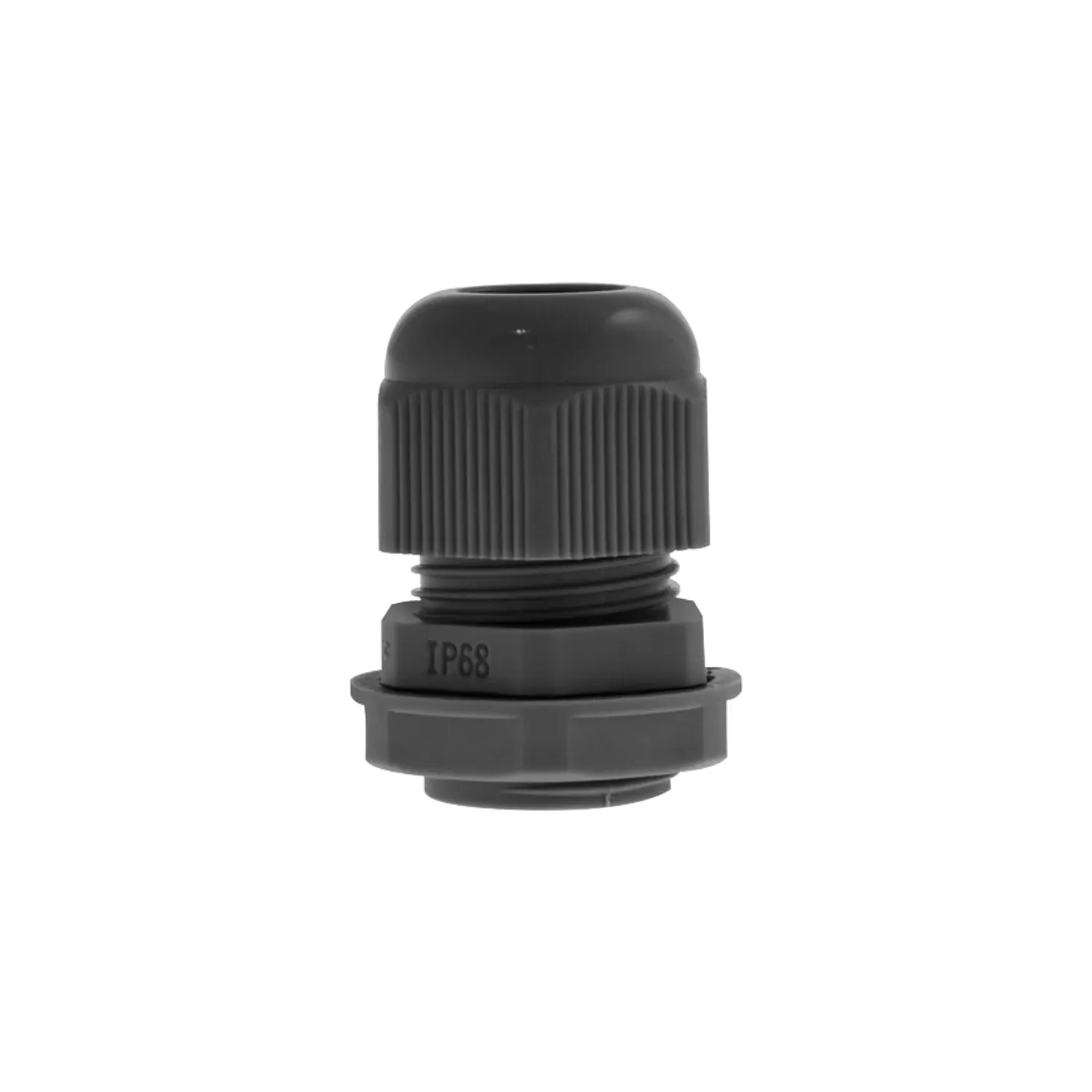 Unicrimp 32mm Nylon Gland Black - IP68 Cable Entry M32