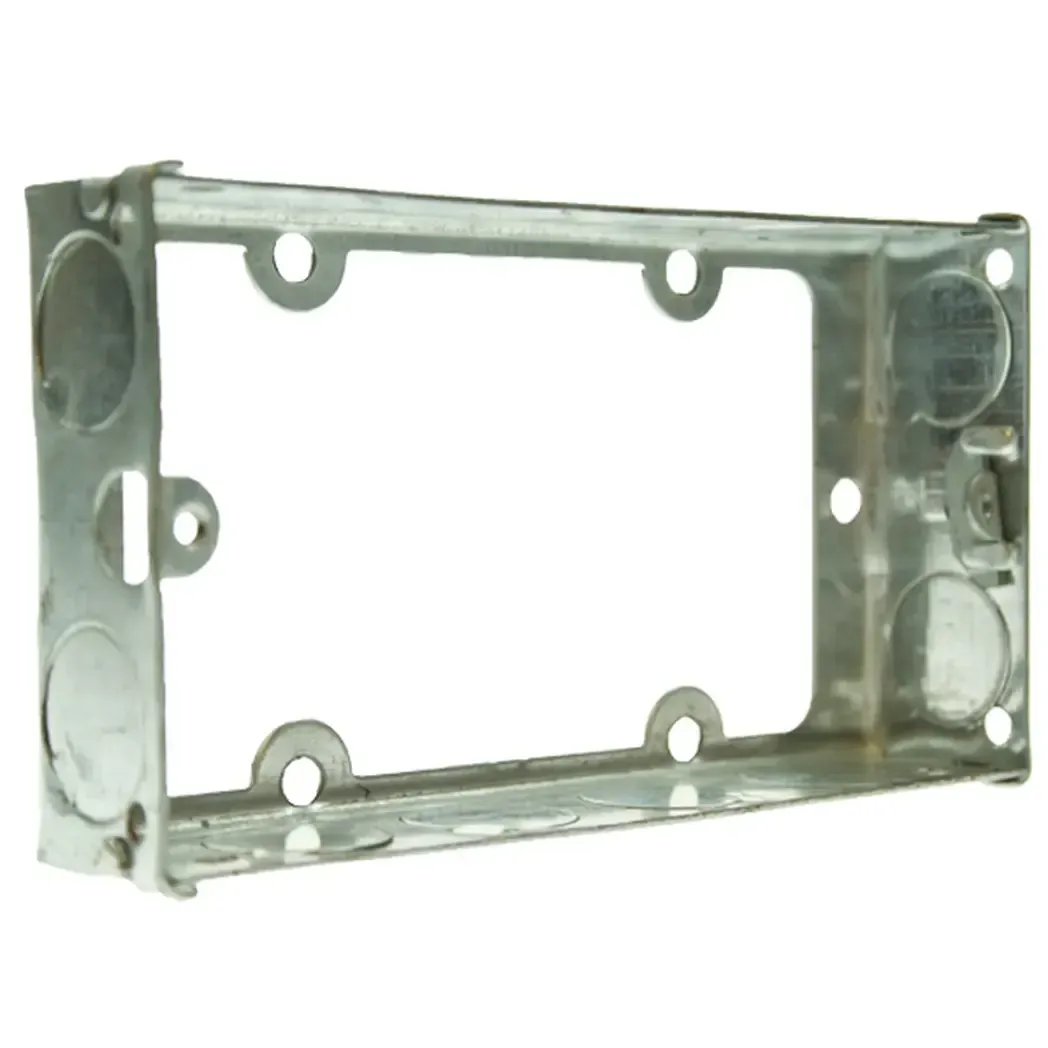 SB680 - 2 Gang 25mm Extension Box Galvanised SB680 / 10222