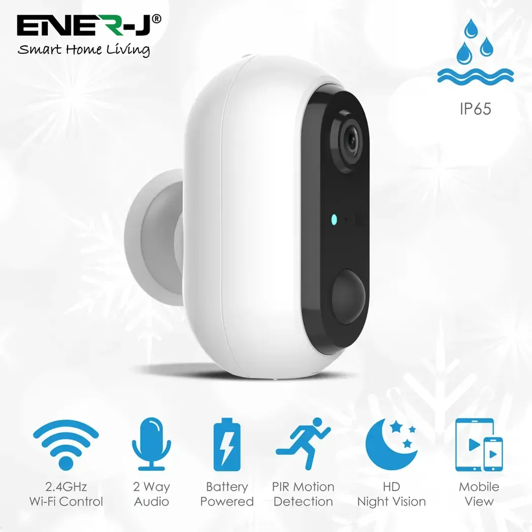 SHA5319 - Ener-J Smart Wireless 1080p Battery Camera