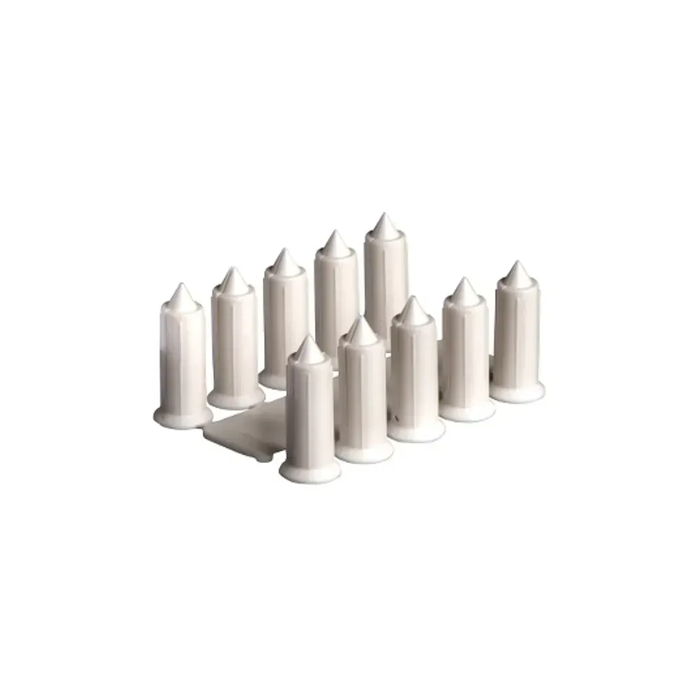 Thorsman TCP 0 white nail clip plugs 7.5x18mm pack of 100