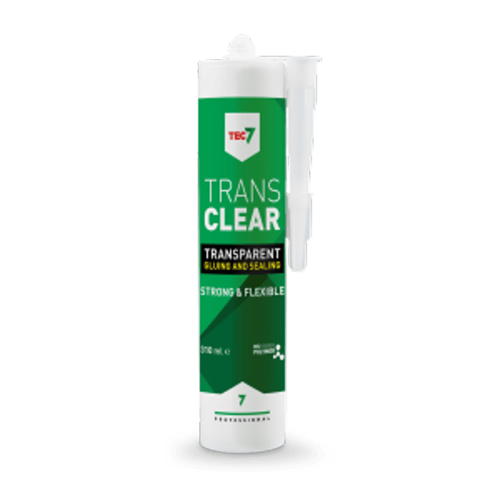 Tec7 Transparent universal sealing adhesive 310ml clear and elastic