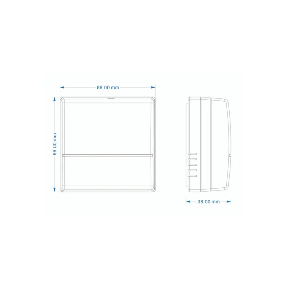 TRT031N electronic frost thermostat 230V with tamper proof cover