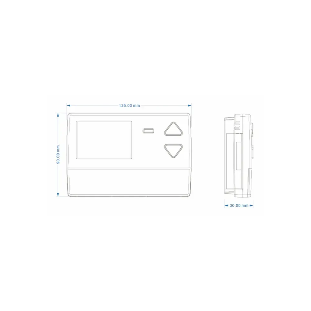 TRT035N digital 7 day programmable room thermostat with frost protection