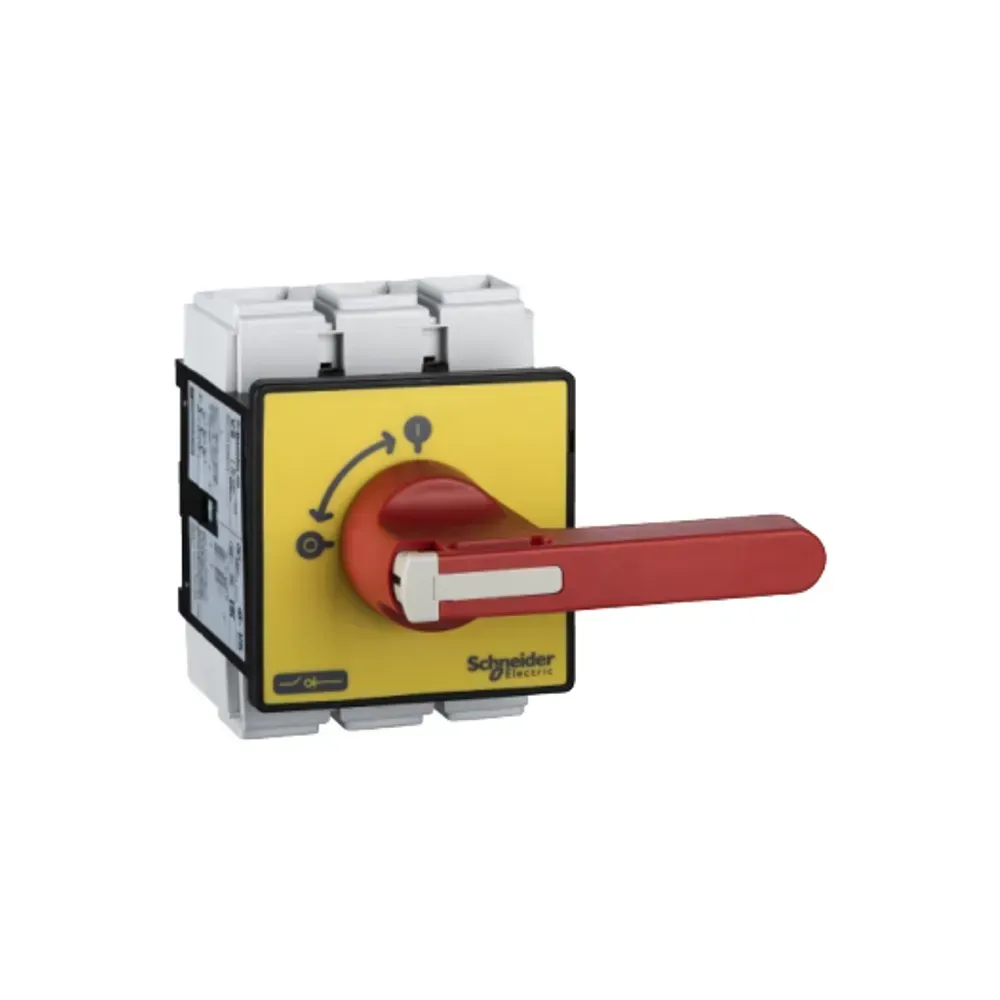 125A 3 Pole Emergency Stop Isolator Switch VCF5 with Red Handle