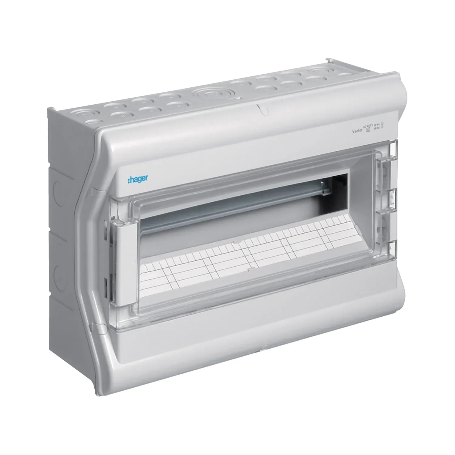 Hager 1 Row 18 Module IP65 Enclosure