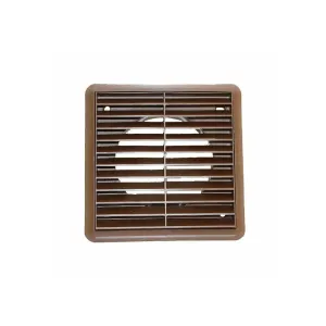 FAN GRILL 100mm FLY MESH BROWN