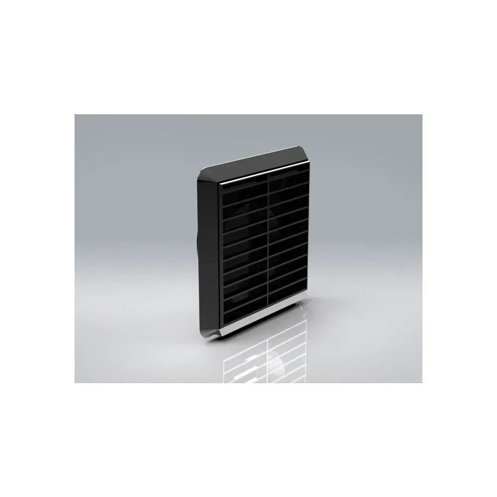 100mm Black Fan Grille with Fly Mesh