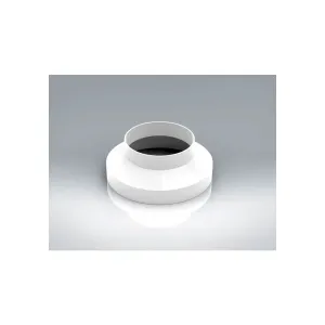 150mm to 100mm White Ducting Reducer for Flexible Ventilation Systems