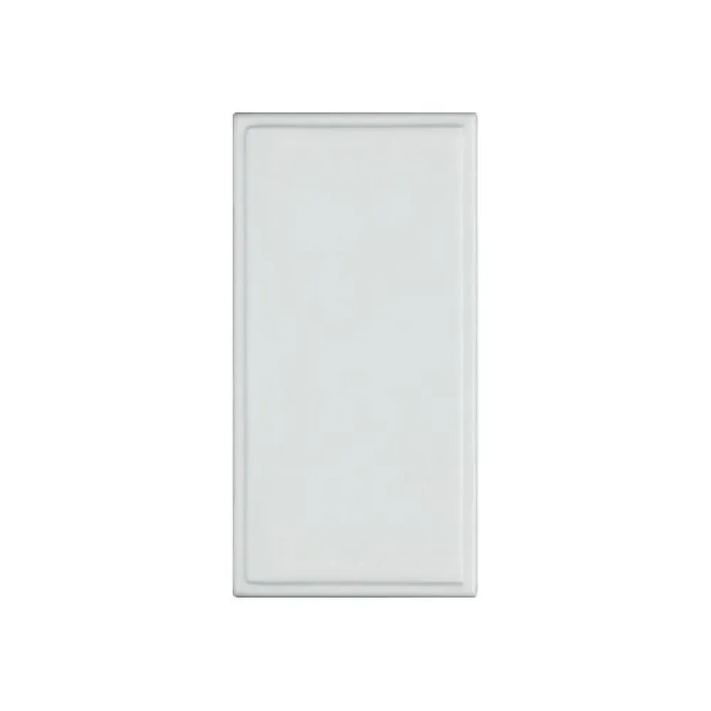 Hager Grid 1 Mod Blank White Duroplastic