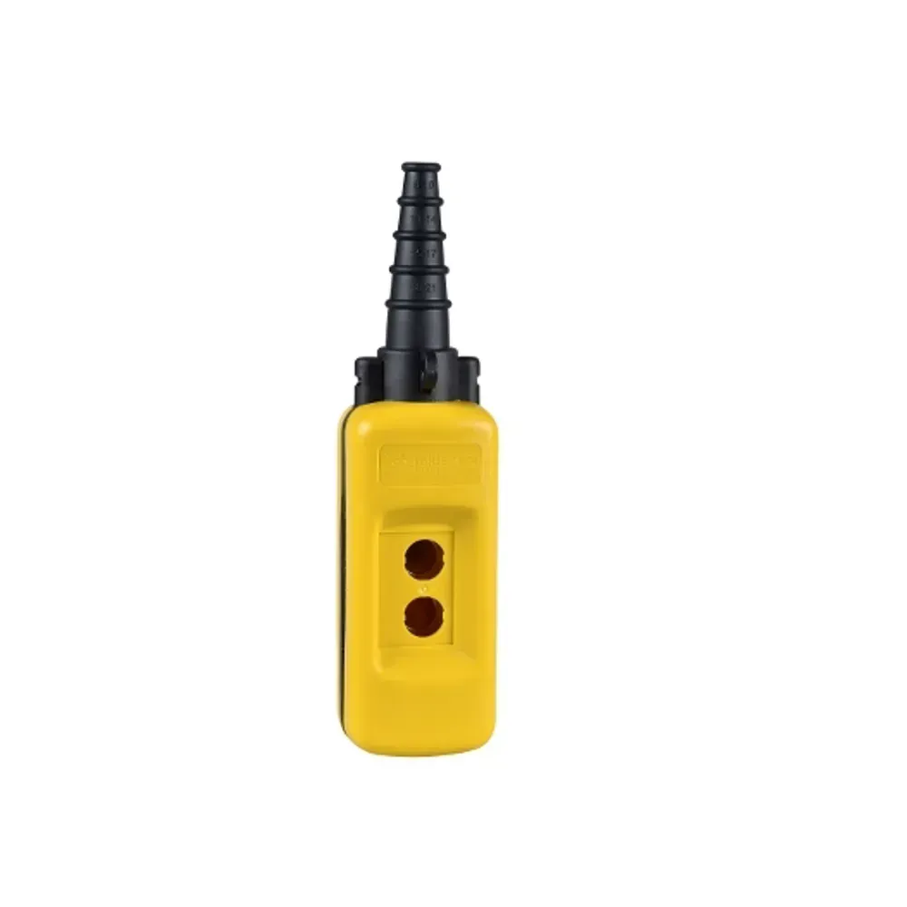 Schneider Harmony XACA02 2 Way Empty Pendant Control Station in Yellow