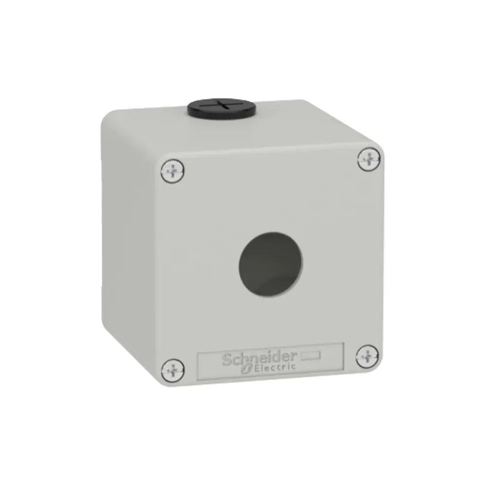 Schneider Harmony XAP die-cast empty control station 80x80mm with M20 cable entries