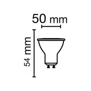 Radium LED PAR16 GU10 dimensions 50 x 54mm 43922570