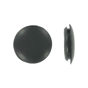 25mm Closed Blanking Grommet Black PVC CGB25