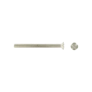 Socket Screw M3.5 x 75mm Raised Countersunk Slotted Nickel Plated M3575