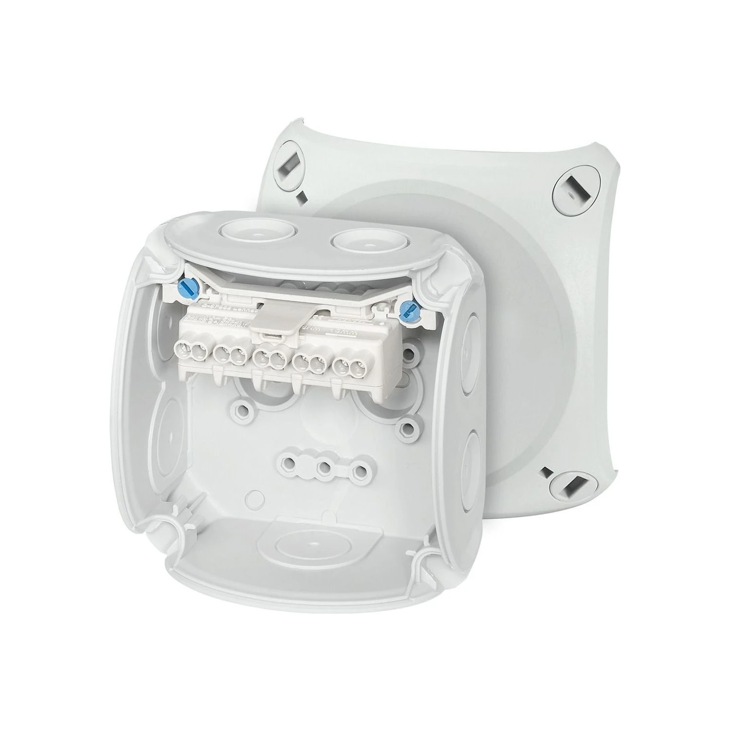 Hensel DK 0202 G junction box 93x93x62 IP66 with 5-pole terminal